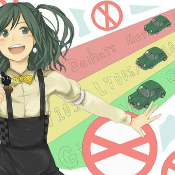 愛車のミラジーノを女の子にしてみた