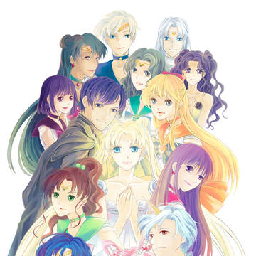 Sailor Moon and friends