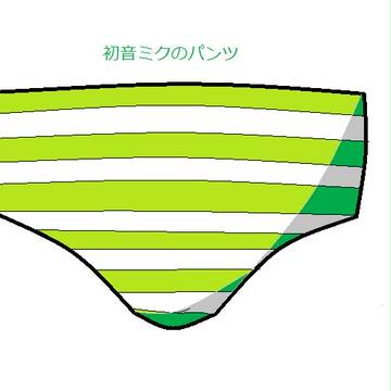 ミクちゃんのパンツ