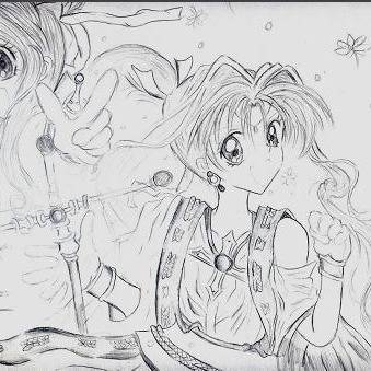 神風怪盗ジャンヌ描いてみた