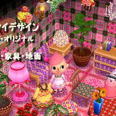 とび森マイデザイン QRコード・オリジナル 壁・床・家具・地面