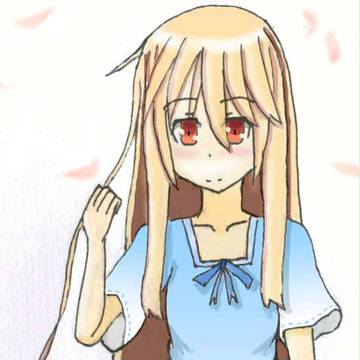 桜の中のまっしろ