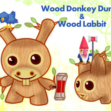 Wood Donkey Dunny