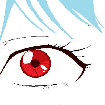綾波レイの目を描こうと思ったんですが・・・