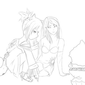 Tera's fanart  sketch