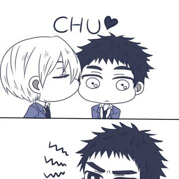 黄笠がただちゅーしてるだけの漫画