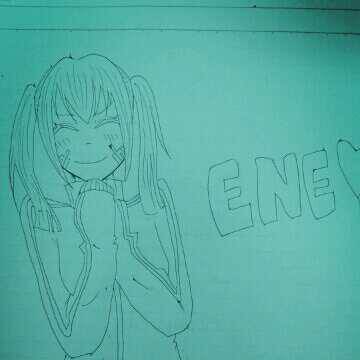 課題が終わらないからエネ描いた！