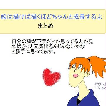 一年間での絵の成長録