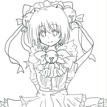 でじこ　下描き