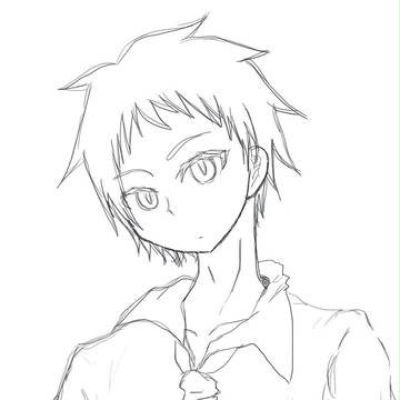 赤司　下描き