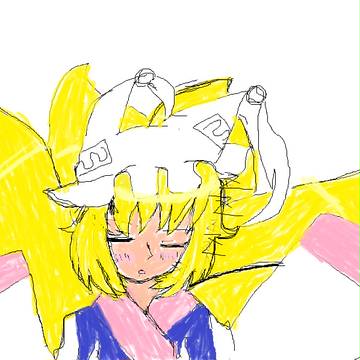 ペイントで描いた。