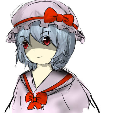ラフに色塗っただけ。