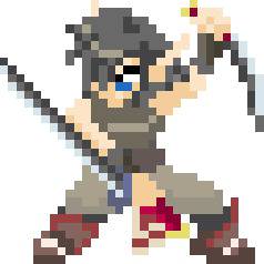 初ドット絵オボロ
