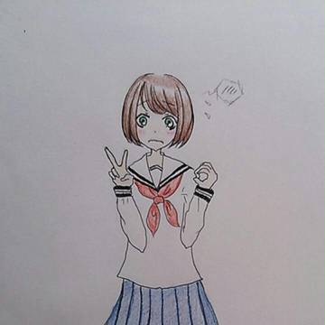 フォロワーさん20人達成絵☆＼(^o^)／色塗りver
