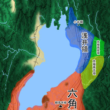 『夢流れ・解説』近江国勢力図