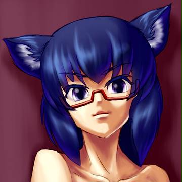 ネコミミメガネっ娘