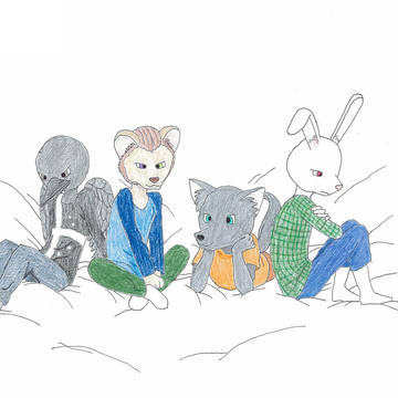 RTされた数だけ一枚の絵にキャラを詰め込む