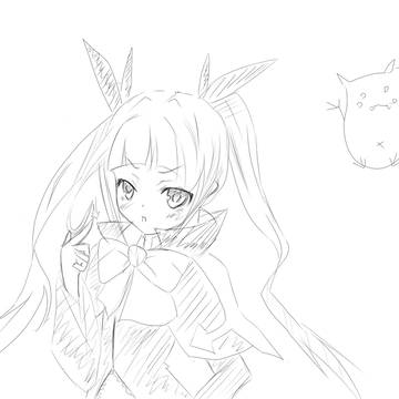 勝手に見ないで姫様描いてみた