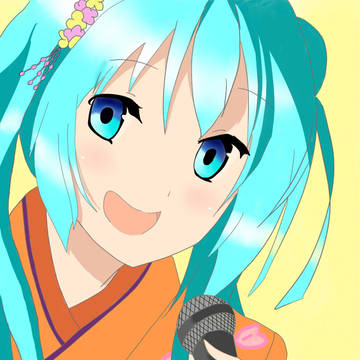 ペンタブ　初心者　初音ミク　的な？
