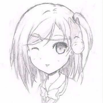 筒隠 月子(中学生ver)