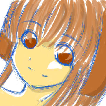 友人を落書きしてみた