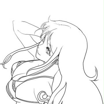 超赞娜美勾线