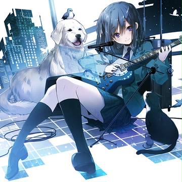 弾き語り少女