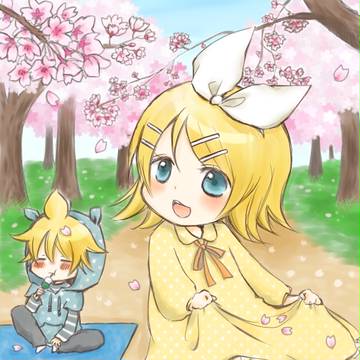 お花見鏡音
