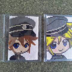 鏡音レン【ビーズ織り】カードケース