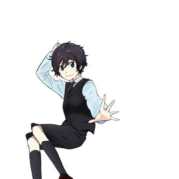 習作　由多香（少年ノート）