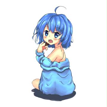 青髪
