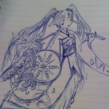 藤娘ミクさん