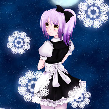 メイドちゃんwith星空
