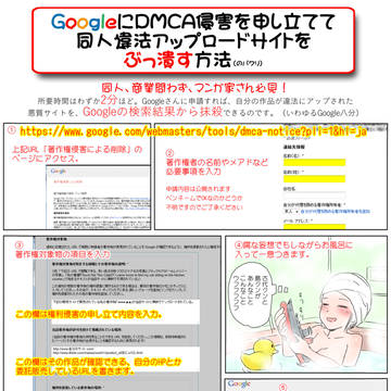 同人違法DLサイトをぶっ潰せ！