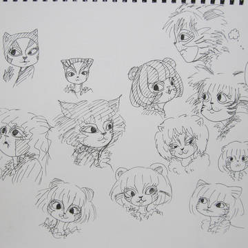 CATS メス猫うろ覚え落書き