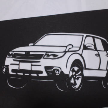 フォレスター 切り絵