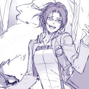 ハンジさんは背景に困らないのが素晴らしいですね