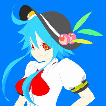 ペイントで短天ちゃんですよ。
