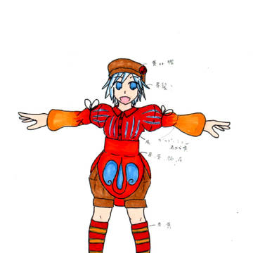 【擬人化】くるぺっこあしゅちゃん【もんはん】