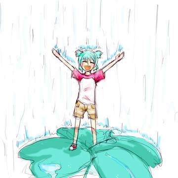 Yotsuba on a clover