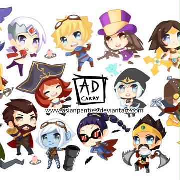 Ad Carry chibis
