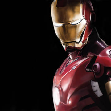 photoshop drawing ironman