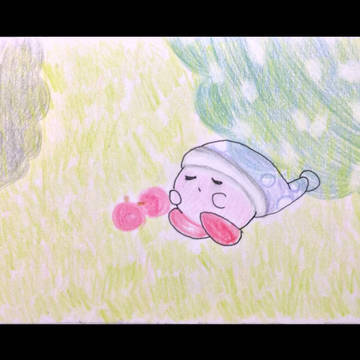 【カービィ生誕記念】名曲グリーングリーンズにイラストをつけてみた