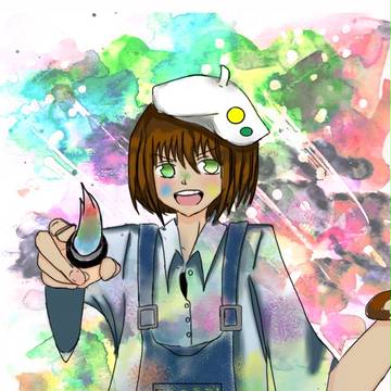 絵描き少女