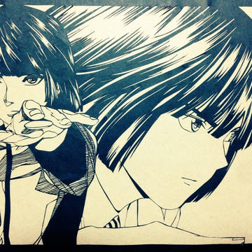 【切り絵】塔矢アキラ