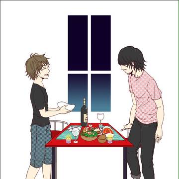 5/4新刊『めしあがれ』表紙