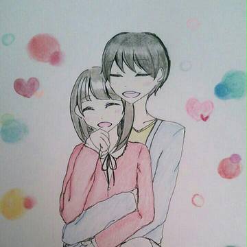 友達の誕生日絵(*^^*)