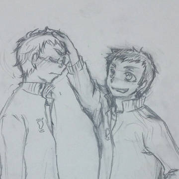 【落書き】こんな大月が見たい (ハイキュー!!)