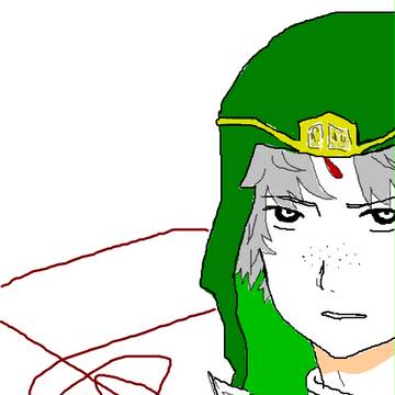 キレたジャーファルさん描いてみた