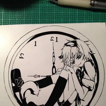 切り絵：チェシャレン